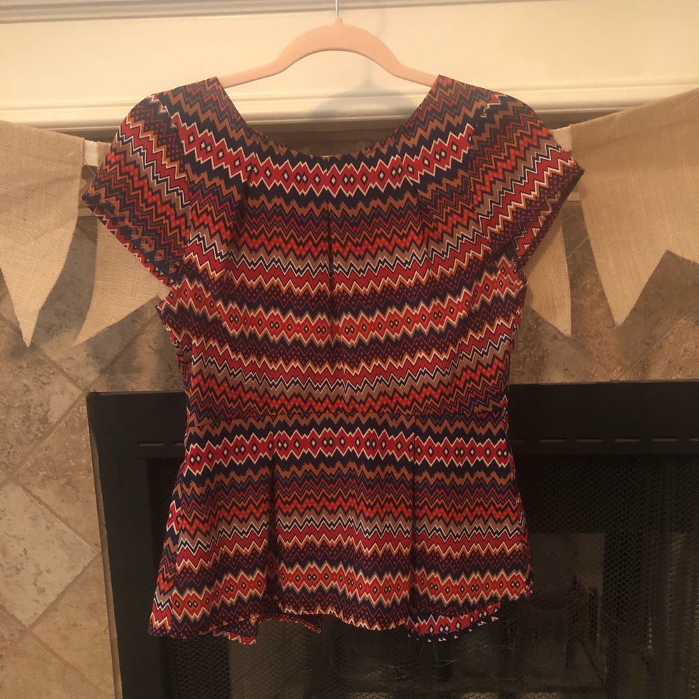 Peplum style boutique top